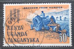 Poštová známka K-U-T 1963 Boj proti hladu, traktor Mi# 126