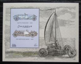 Poštová známka Somálsko 1999 Historické automobily Mi# Block 62 Kat 11€