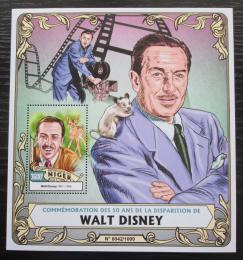 Poštovní známka Niger 2016 Walt Disney Mi# Block 517 Kat 14€