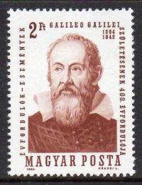Poštová známka Maïarsko 1964 Galileo Galilei Mi# 2023