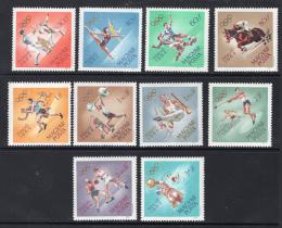 Poštovní známky Maïarsko 1964 LOH Tokio Mi# 2031-40