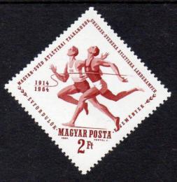 Poštová známka Maïarsko 1964 Atletické závody Mi# 2027