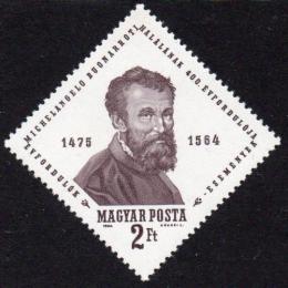Poštová známka Maïarsko 1964 Michelangelo Buonarroti Mi# 2030