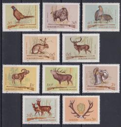 Poštové známky Maïarsko 1964 Myslivectví Mi# 2079-88