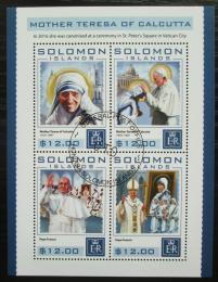 Poštové známky Šalamúnove ostrovy 2016 Matka Tereza Mi# 3946-49 Kat 14€