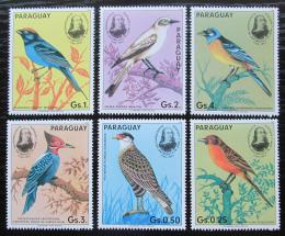 Poštové známky Paraguaj 1985 Vtáci, Audubon Mi# 3863-68