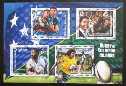 Poštové známky Šalamúnove ostrovy 2012 Rugby Mi# 1626-29 Kat 8€