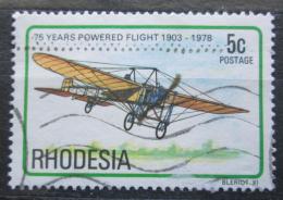 Poštová známka Rhodésia, Zimbabwe 1978 Staré letadlo Mi# 222