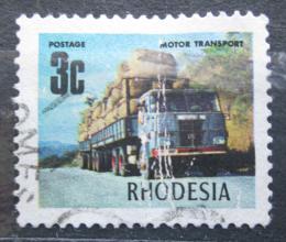 Poštová známka Rhodésia, Zimbabwe 1973 Nákladní auto Mi# 126