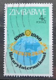 Potov znmka Zimbabwe 1980 Rotary Intl., 75. vroie Mi# 242 - zvi obrzok