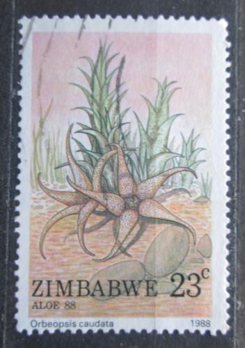 Poštová známka Zimbabwe 1988 Orbeopsis caudata Mi# 385