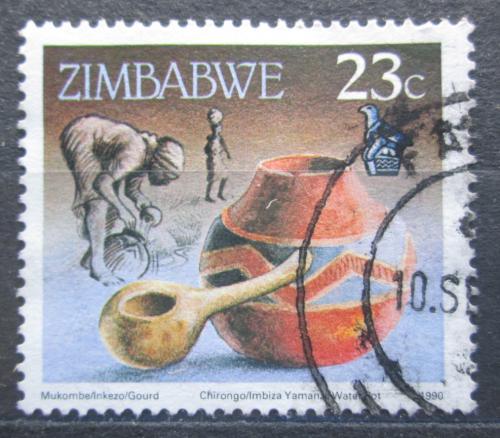 Poštová známka Zimbabwe 1990 Džbán na vodu Mi# 426