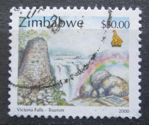 Poštová známka Zimbabwe 2000 Viktoriiny vodopády Mi# 671