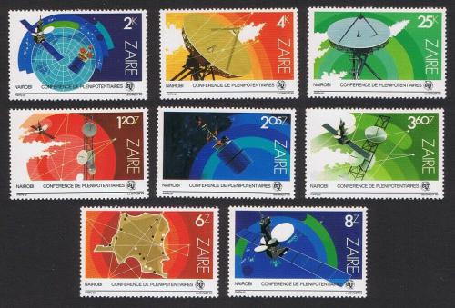 Poštové známky Zair 1983 Vesmírné satelity Mi# 822-29 Kat 8€