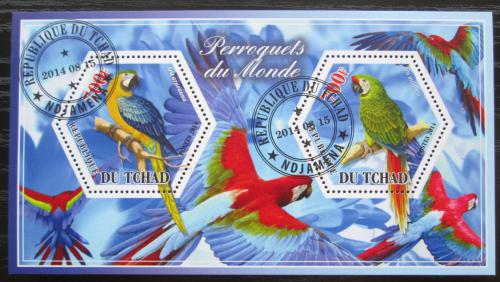 Poštové známky Èad 2015 Papagáje Mi# N/N  - zväèši� obrázok