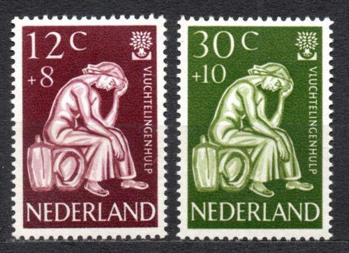 Poštové známky Holandsko 1960 Svìtový rok uprchlíkù Mi# 744-45