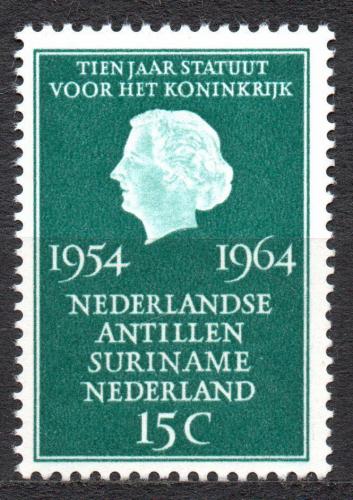 Poštová známka Holandsko 1964 Krá¾ovna Juliana Mi# 835