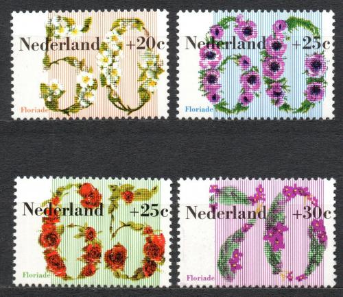 Poštové známky Holandsko 1982 Výstava zahradnictví Floriade Mi# 1203-06