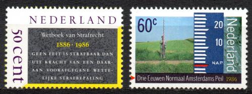 Poštové známky Holandsko 1986 Výroèí Mi# 1285-86