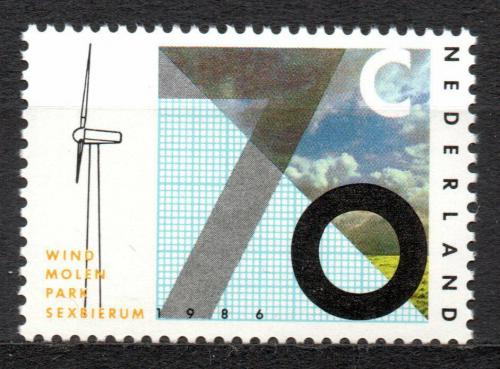 Poštová známka Holandsko 1986 Vìtrná energie Mi# 1287