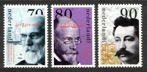 Poštové známky Holandsko 1993 Nositelé Nobelovy ceny Mi# 1484-86