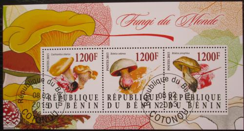 Poštové známky Benin 2015 Huby Mi# N/N