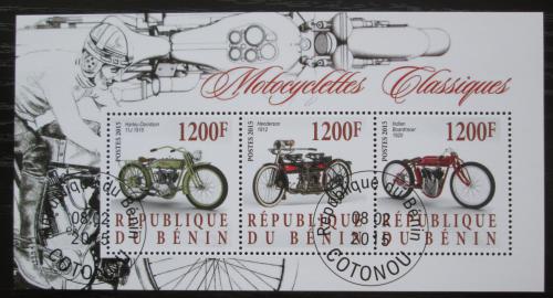 Poštové známky Benin 2015 Historické motocykly Mi# N/N