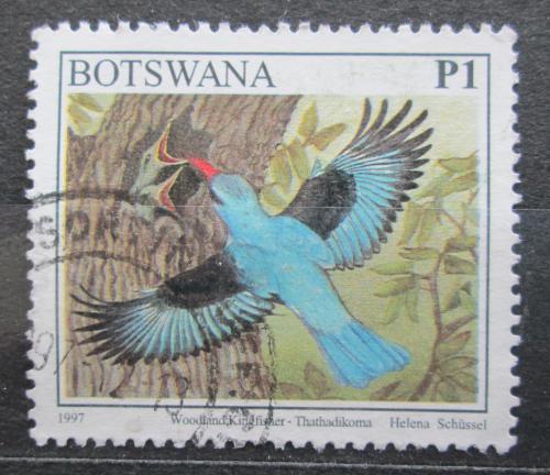 Poštová známka Botswana 1997 Ledòáèek senegalský Mi# 640