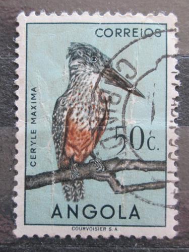 Poštová známka Angola 1951 Rybaøík velký Mi# 343