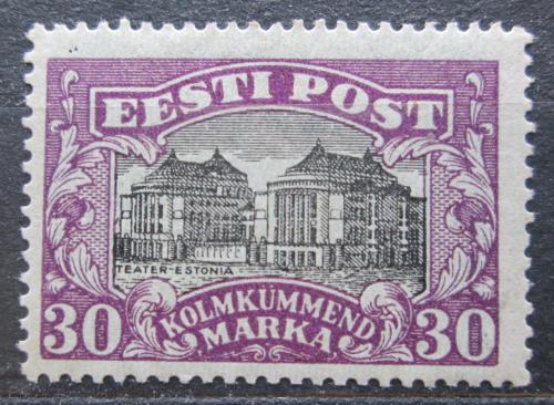 Poštová známka Estónsko 1924 Národní divadlo v Tallinnu Mi# 55 Kat 25€