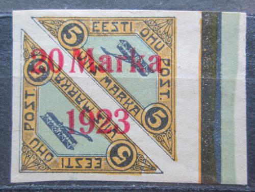 Poštová známka Estónsko 1923 Lietadla neperf. Mi# 44 Ba Kat 45€