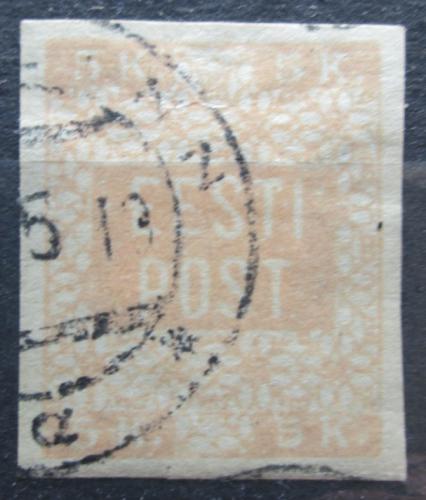 Poštová známka Estónsko 1918 Nápis Mi# 1 B