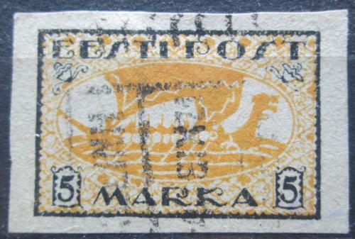 Poštová známka Estónsko 1920 Vikingská loï Mi# 13 y