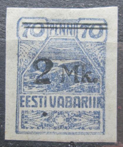 Poštová známka Estónsko 1920 Racek pretlaè Mi# 20