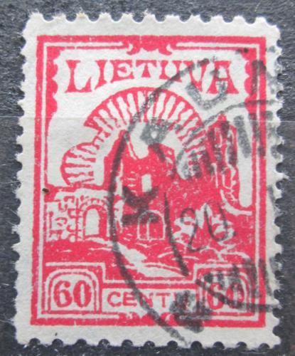 Poštová známka Litva 1925 Ruiny hradu Kaunas Mi# 242 D