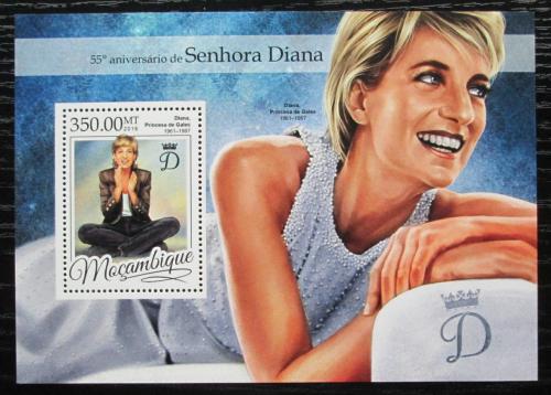 Poštová známka Mozambik 2016 Princezna Diana Mi# Block 1179 Kat 20€ 