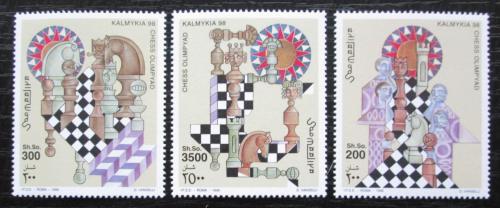 Poštové známky Somálsko 1998 Šach TOP SET Mi# 710-12 Kat 17€
