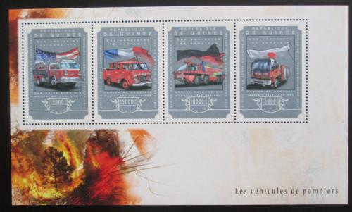 Poštové známky Guinea 2014 Hasièská autá Mi# 10892-95 Kat 20€