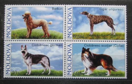 Poštové známky Moldavsko 2006 Psy Mi# 565-68