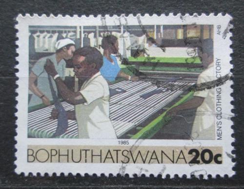 Poštová známka Bophuthatswana, JAR 1985 Výroba pánských odìvù Mi# 159