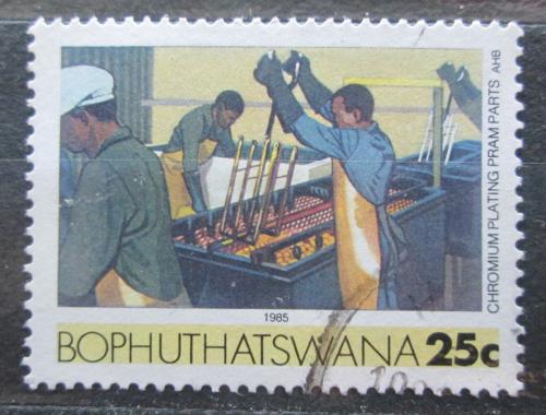 Poštová známka Bophuthatswana, JAR 1985 Výroba dìtských koèárkù Mi# 160