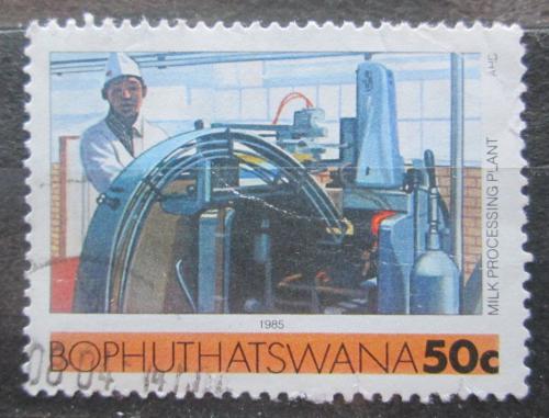 Poštová známka Bophuthatswana, JAR 1985 Výroba mléka Mi# 162