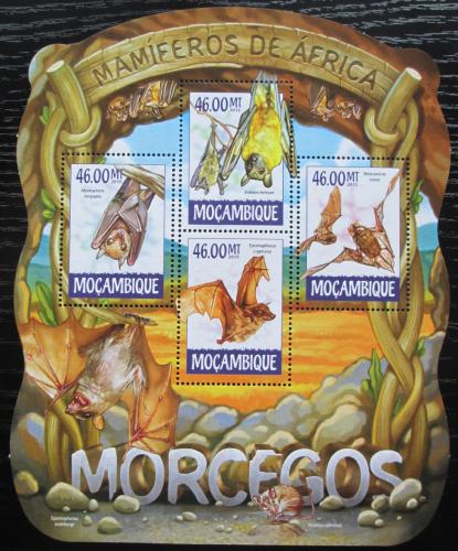 Poštové známky Mozambik 2015 Netopiere Mi# 7949-52 Kat 10€