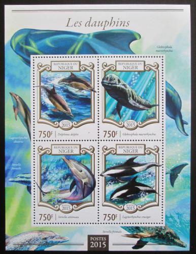 Poštové známky Niger 2015 Delfíny Mi# 3300-03 Kat 12€