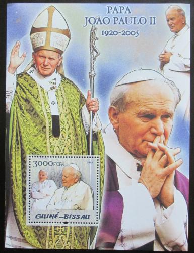 Potov znmka Guinea-Bissau 2005 Pape Jan Pavel II. Mi# Block 512 Kat 12