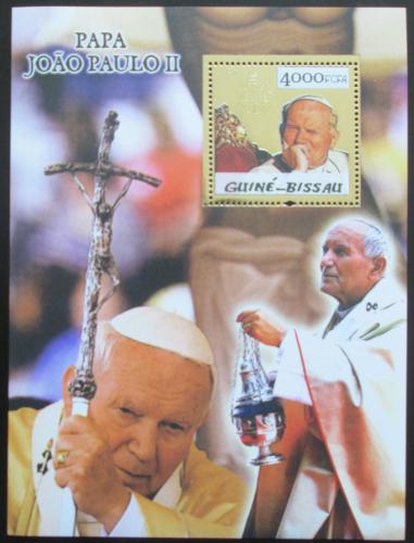 Potov znmka Guinea-Bissau 2005 Pape Jan Pavel II. Mi# Block 504 Kat 16  - zvi obrzok