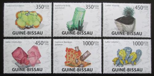 Potov znmky Guinea-Bissau 2009 Minerly Mi# 4097-4102 Kat 14 