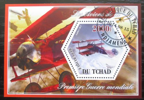 Poštová známka Èad 2014 Vojnová lietadla Mi# N/N