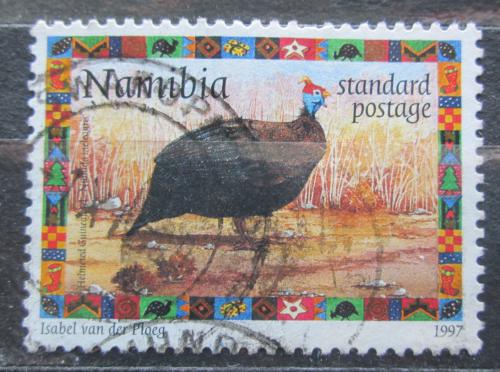 Poštová známka Namíbia 1997 Perlièka kropenatá, vianoce Mi# 871