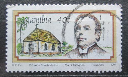 Poštová známka Namíbia 1995 Martti Rautánen a kaple Mi# 794